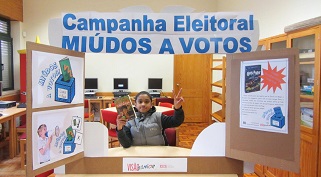 Campanha Eleitoral: Miúdos a Votos na Biblioteca Escolar José Saraiva