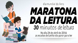 Dia Mundial do Livro – Maratona da Leitura nas escolas de Leiria, 24 de abril de 2017