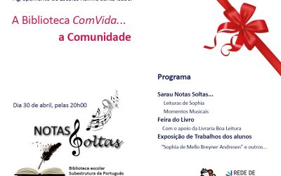 A Biblioteca ComVida a Comunidade: Sarau Notas Soltas no AERSI