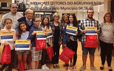 Município distingue Melhores Leitores do Agrupamento de Escolas Domingos Sequeira