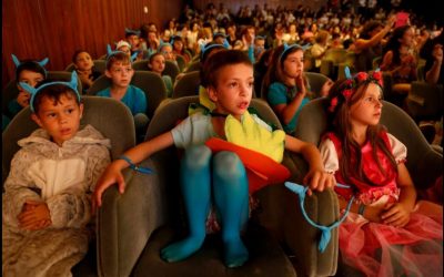 Escola Básica da Gândara dos Olivais na festa final de «Miúdos a votos: quais os livros mais fixes?»