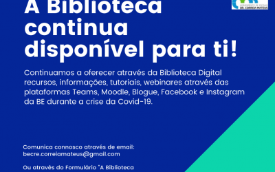Biblioteca Dr. Correia Mateus: uma janela aberta para ti!