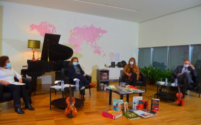 Sessão de abertura de XIII Encontro de Bibliotecas Escolares de Leiria