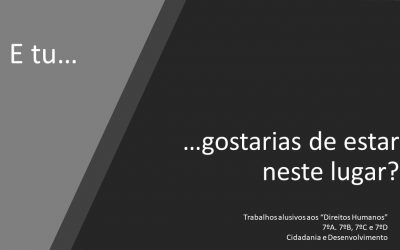 Semana dos Direitos Humanos e da Luta contra a Corrupção | Direitos Humanos | Cidadania e Desenvolvimento 7º ano