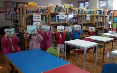 Visita dos alunos do 1.º ano à Biblioteca Escolar
