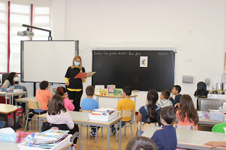 No Dia Mundial da Criança… sessão de animação de leitura com os alunos do 2.º A e B, do Centro Escolar