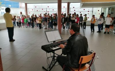 No Dia Mundial da Música   Houve Coro na EB de Gândara dos Olivais