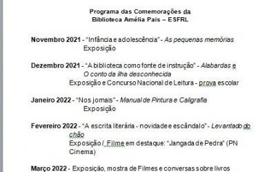 Das Comemorações do Centenário de Saramago na ESFRL
