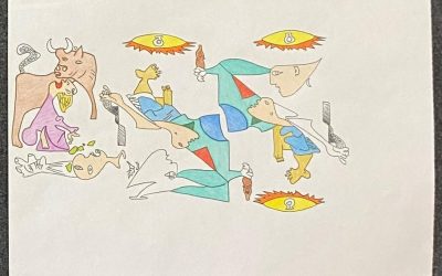 Reinterpretação do quadro “Guernica” por alunos da José Saraiva
