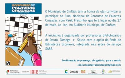 José Saraiva na final do Concurso de Palavras Cruzadas