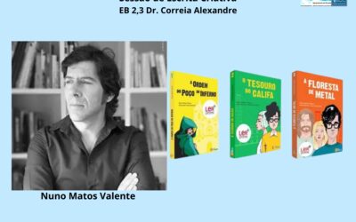 Sessão de escrita criativa no AE Caranguejeira e Santa Catarina da Serra (AECSCS)