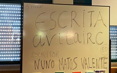 Sessão de escrita criativa na Biblioteca José Saraiva