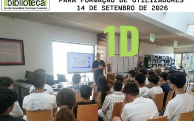 Receção aos novos alunos na Be da E S Domingos Sequeira