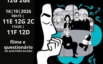 Persépolis no auditório da E S Domingos Sequeira